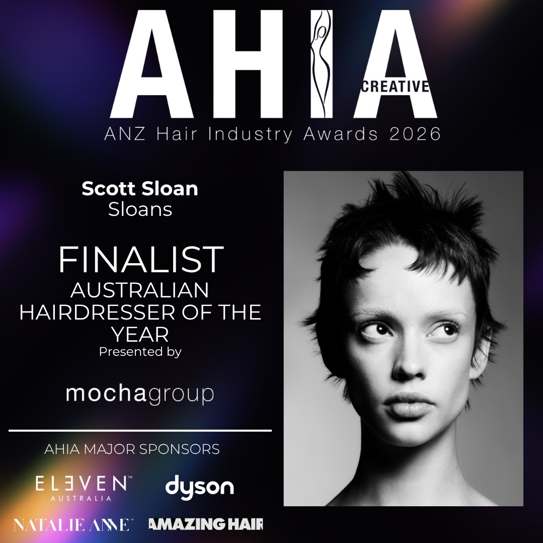 Scott Sloan, AHIA Creative Australian Hairdresser of the Year 2026 Finalist